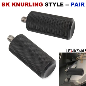 Shift Peg Toe Heel Shifter Pedal Pegs Black 2PCS For Harley Sportster XL Touring - Picture 1 of 7