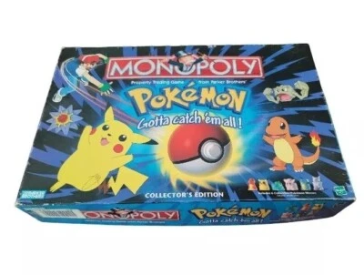 Hasbro VINTAGE 1999 Pokemon Collector's Edition Monopoly Board Game - Image 1 of 4