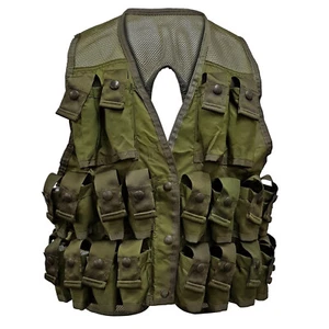 Army Vest Original US Waistcoat Grenade Carrier Pouch Holder Combat Tactical Top - Picture 1 of 8