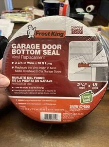 Frost King Garage Door Bottom Weather Seal, 2.75-In. x 18-Ft. By Thermwell - Picture 1 of 3