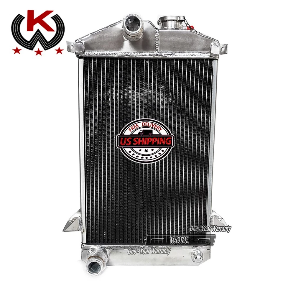 Radiador manual para 61-65 TRIUMPH TR4 l4 2,0 L 2,1 L 2 filas 1961 1962 1963 1964 1965 Foto 1 de 4