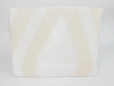 West Elm Semi Sheer Clipped Jacquard Curtain 48x96 Alabaster - Image 1 of 4