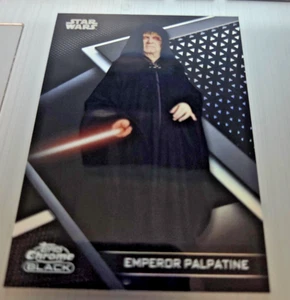 Emperor Palpatine 2022 Topps Chrome Black Refractor # 13 (#d 41/199) - Picture 1 of 1