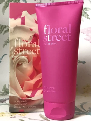 Floral Street Neon Rose Body Wash Fragrant Perfumed Shower Gel Cleanser 200ml