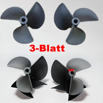 Nylon Kunststoff Propeller Schiffsschraube 3 Blatt Für RC Boot Modell Teil DIY - Bild 1 von 4