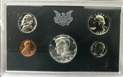 1970 United States Silver Proof Set in Mint Packaging - Frosted Kennedy - 4 - Image 1 of 4