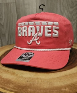 Atlanta Braves 47 Marke Golfer Seil Druckknopflasche verstellbar Mütze Kappe MLB alte Farben - Bild 1 von 14