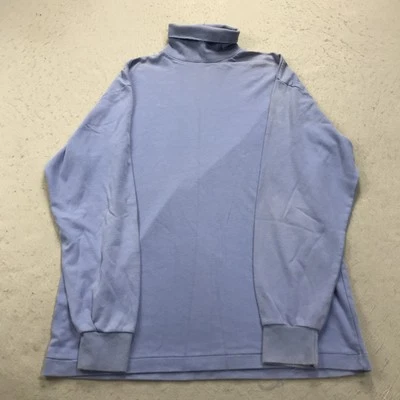 Camisa DE COLECCIÓN Gap Para Hombres Mediana Azul Púrpura Puntada Única Cuello Alto Hecha en EE. UU. 90s Foto 1 de 4