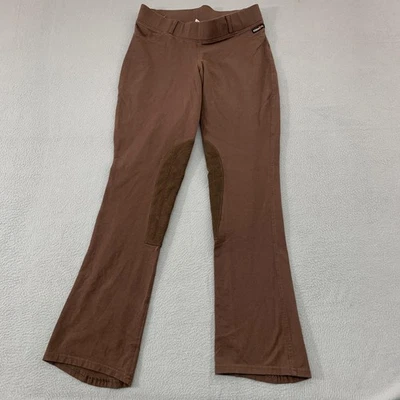Pantalones de equitación Kerrits para mujer grandes marrón parche en la rodilla bootcut calzoncillos ecuestres Foto 1 de 4