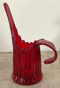 Vintage Fostoria Erbstück Rubinrot Glas Vase/Krug - Bild 1 von 6