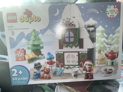 DAMAGED BOX LEGO DUPLO Santa's Gingerbread House 10976 Christmas Holiday Retired - Image 1 of 2