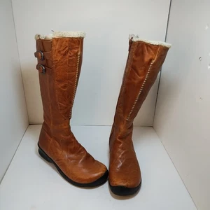 Keen Bern Baby Bern Womens 6 Waterproof Brown Leather Knee High Riding Boots - Picture 1 of 13