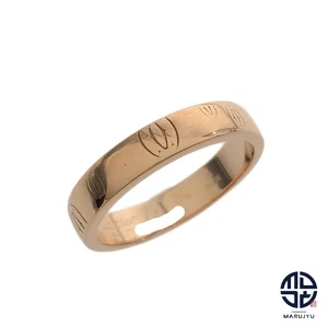 Cartier 750PG 18K Pink Gold Happy Birthday Ring #52 Approximately 12 Used MARJ-0 - Picture 1 of 7