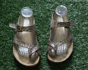 Birkenstock Papillio Cheetah Sandals Slide Women's 39 8 /8.5 Regular - Picture 1 of 7