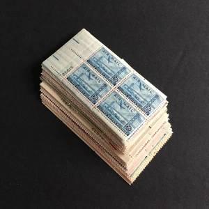 US STAMPS Lot of (40) Different Airmail, Special Delivery & BOB Plate Blocks MNH - Picture 1 of 5