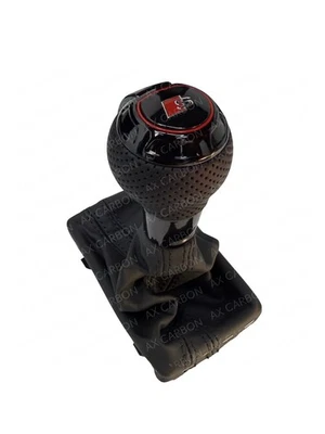 Cubierta de perilla de cambio de marchas negra brillante S Audi Q2 Q3 Q5 Q7 A3 S3 A4 S4 8P 8V B8 B9 - Imagen 1 de 4