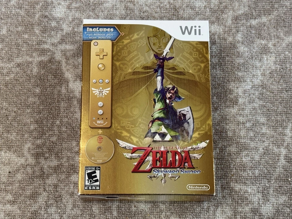 The Legend of Zelda Skyward Sword Gold Remote Bundle (Wii) NEW SEALED! RARE! - Image 1 of 4