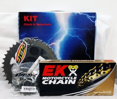 KIT DE CADENA Y PIÑONES PBR / EK PARA DUCATI BIPOSTO 748 1996 > 2002 PASO 525 Foto 1 de 4