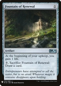 [MTG] Fountain of Renewal (M19-235) (PLST) NM - Picture 1 of 1