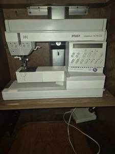 Pfaff 1475 Creative CD Nähmaschine Stickmaschine im Koffer und mehr - funktioniert nicht - Bild 1 von 6