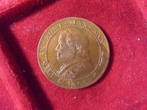 STATO PONTIFICIO PIO IX SOLDO 1867 ANNO XXI - Picture 1 of 1