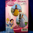 Simplicity 2817 Snow White & Cinderella Costume Pattern Girl 7-14 Vintage Uncut