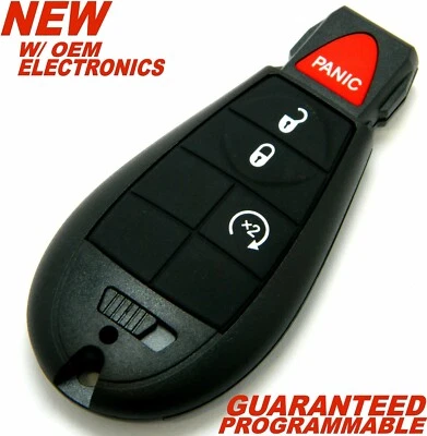 OEM ELECTRÓNICO 4 BOTONES MANDO A DISTANCIA FOBIK PARA CARGADOR DE VIAJE DODGE 2008-2010 Foto 1 de 4