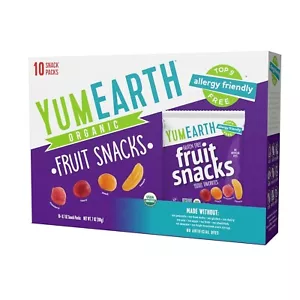YumEarth Bio Obst Snacks Box, 0,7 Unze (10er Pack) - Bild 1 von 8