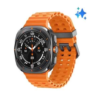 Samsung SM-L705UDAAXAA Galaxy Ultra 47mm Smart Watch, Titanium, LTE, Titanium - Picture 1 of 5