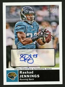 Rashad Jennings #211 signed auto 2010 Topps Magic Football Trading Card - Picture 1 of 1