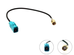Male SMA to female Fakra aerial antenna adapter cable CT27AA116 In car radio DAB - Picture 1 of 5