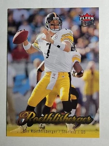 2007 Fleer Ultra Set BEN ROETHLISBERGER #155 PITTSBURGH STEELERS - Picture 1 of 2