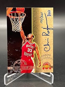 1996-97 Score Board Auto Basketball Auto Chris Robinson Auto /325