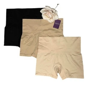 Pantalón corto moldeador sin costuras Yummie paquete de 3 2X/3X - Imagen 1 de 5
