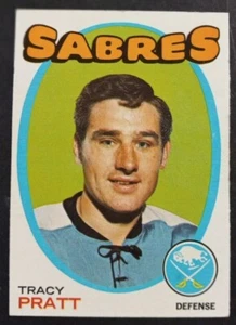 1971-72 TOPPS HOCKEY CARD TRACY  PRATT #107 EX- RANGE FREE S&H  - Picture 1 of 2