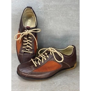 Rockport I Travel I.Travel Comfort Shoes Leather Brown Orange Sz 6 Women's 7.5 - - Picture 1 of 14
