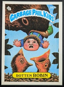 Vintage 1987 Rotten Robin Garbage Pail Kids Topps Sticker Card #337b (NM)