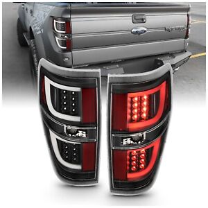 Anzo 311257 Tail Lights Taillights Taillamps Brakelights Set of 2 for F-150 Pair