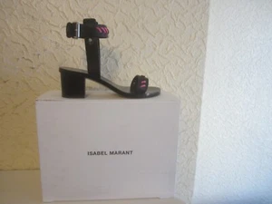 Sandalias de cuero negro Isabel Marant Jecky - Imagen 1 de 10