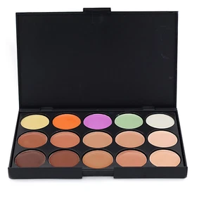 15 Colors Cream Contour Face Concealer Palette, Fantasyday Long Lasting Full Hyd - Picture 1 of 12