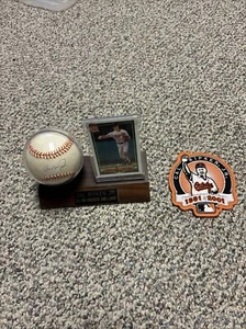 cal ripken autographed Ball  With Case and Card & Patch - Picture 1 of 9