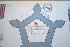 President Gerald R. Ford Signed Sc. 1597 Ft. McHenry Ceremony Program - 1978 - Picture 1 of 10