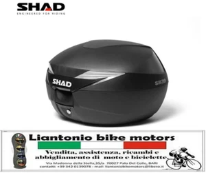 BAULETTO PER MOTO SCOOTER SHAD SH39 CARBON COVER SH 39 LITRI CARBONIO - Foto 1 di 3
