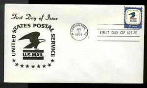US FDC #1396 USPS 7-1-71 Washington, DC Non Official Cachet Machine Cancel - Picture 1 of 2