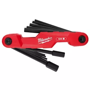 Milwaukee Electricians SAE Folding Hex Key Set Durable Hand Tool (11-Piece) - Picture 1 of 12