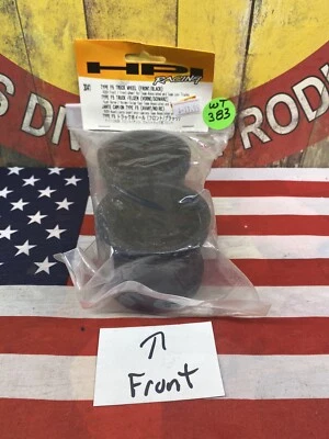 HPI 3041 Type F5 Truck Front Wheels {BLACK X 1pr} NewInPack USA Shipped - Image 1 of 4