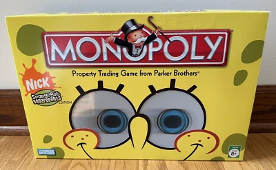 Hasbro Nickelodeon Spongebob Squarepants Monopoly Collectors Edition 2005 - Image 1 of 4