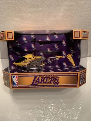 NBA LA LAKERS 3.5-Ch Metal Gyro IR HELICOPTER,  World Tech Toys - Image 1 of 4