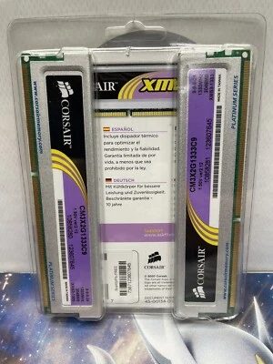 Corsair XMS 4 GB DIMM 1333 MHz DDR3 Ram Memory Modules (2gb x 2gb) - Image 1 of 3