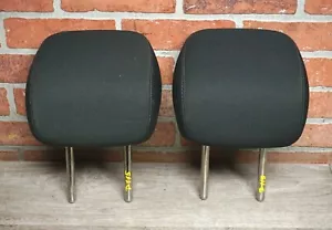 BLACK 2016-2018 CHEVROLET MALIBU LT REAR LEFT & RIGHT SIDE SEAT HEADREST SET OEM - Picture 1 of 8